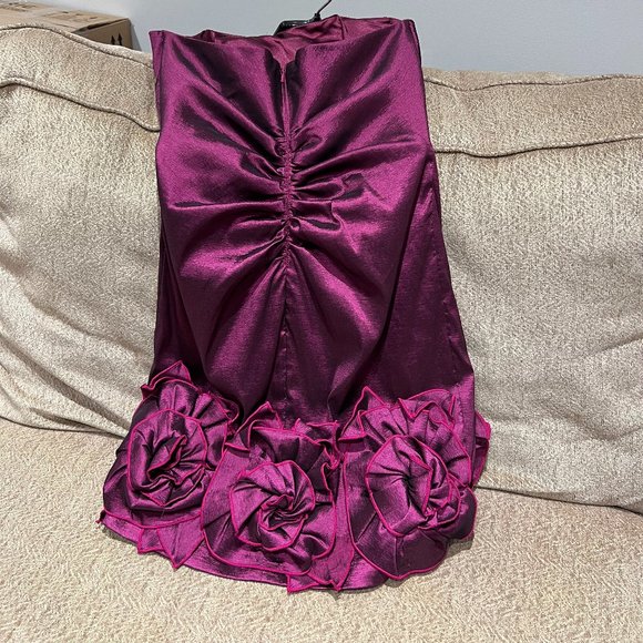 Iridescent Taffeta party dress - Picture 3 of 4